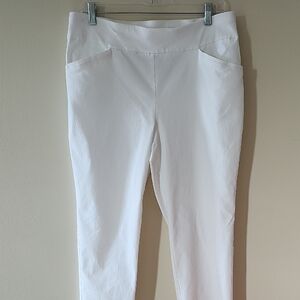 Chico's White Perfect Stretch Josie Ankle Pants Size 2 / L / 12